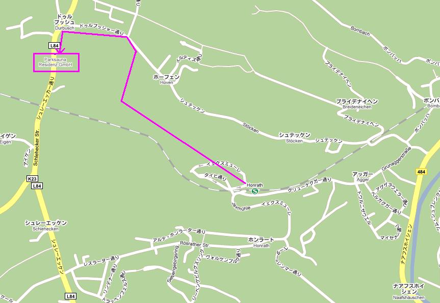 Parksauna Map